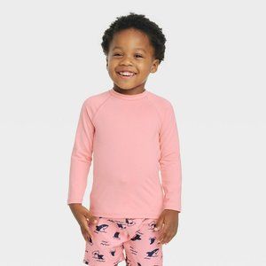 Toddler Boys' Rash Guard Top Cat & Jack Pink 3T